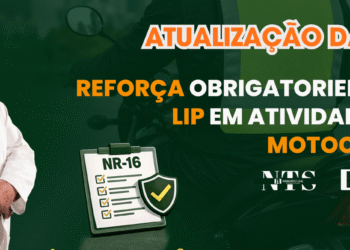 Atualização da NR-16 reforça obrigatoriedade do LIP em atividades com motocicletas